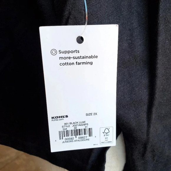 SO | Junior's Muscle Tank in Black Luxe sz 2X - Picture 4 of 7